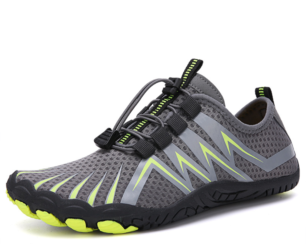 Max -Orthopädisch Schwarzer Kontrast Trail Sneakers