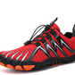 Max -Orthopädisch Schwarzer Kontrast Trail Sneakers