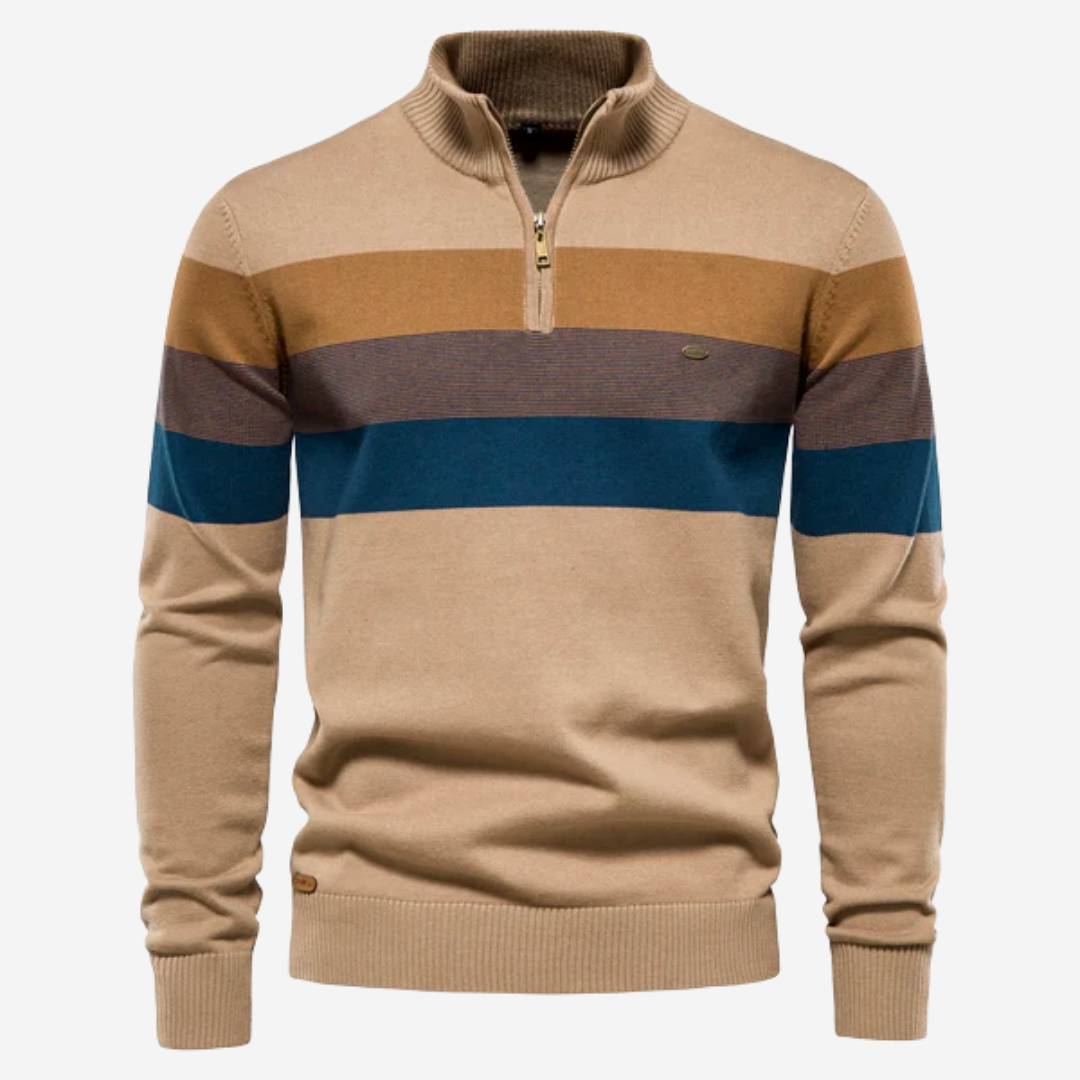 Retro Pullover in Khaki – Max