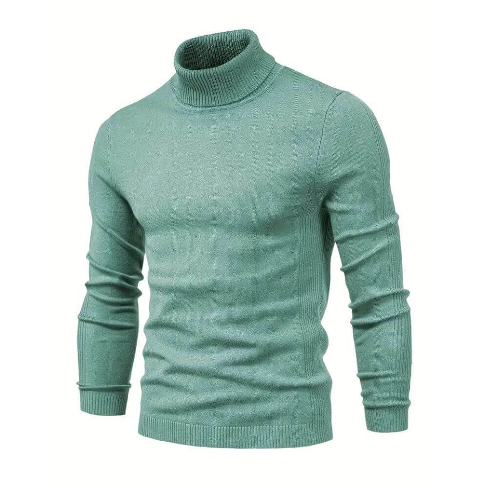 Beiger Rollkragenpullover Komfort - Arvid