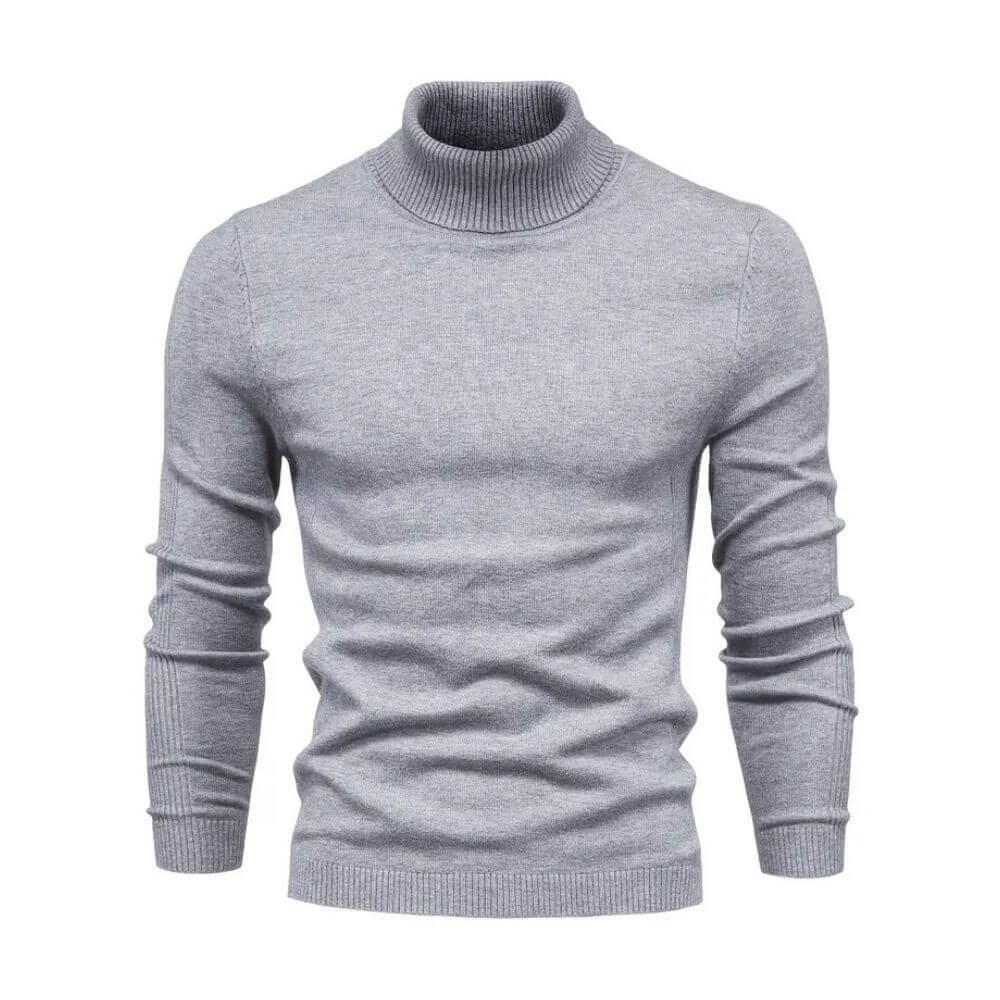 Beiger Rollkragenpullover Komfort - Arvid