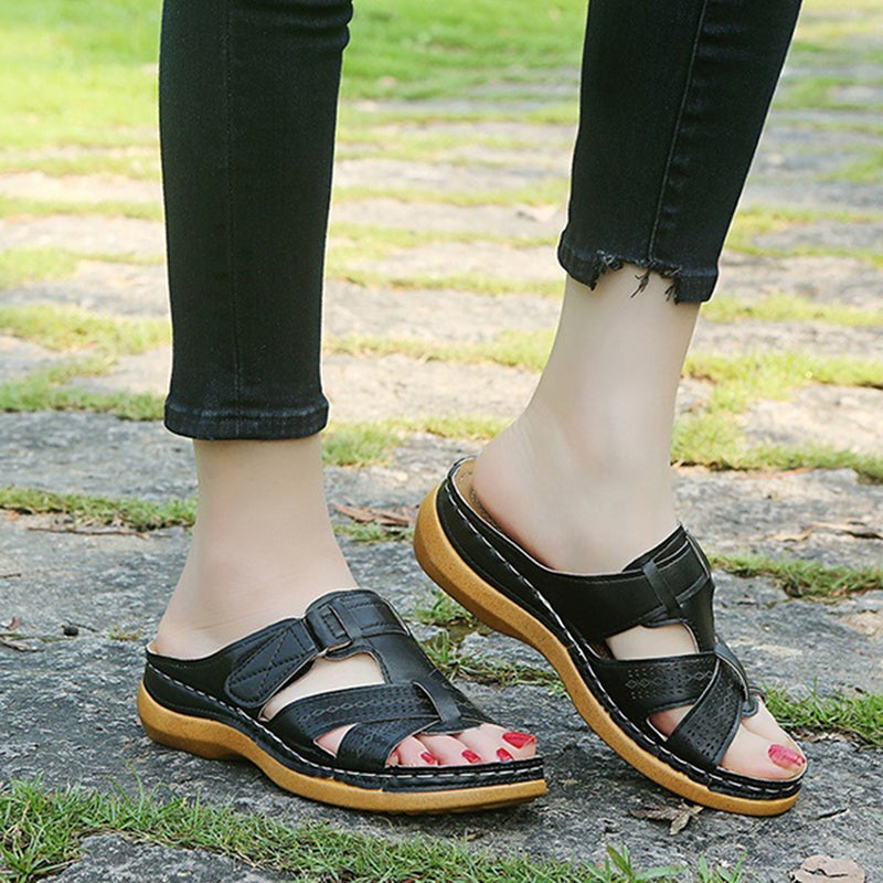 Orthopedic Extra Wide Fit Wedge Sandals