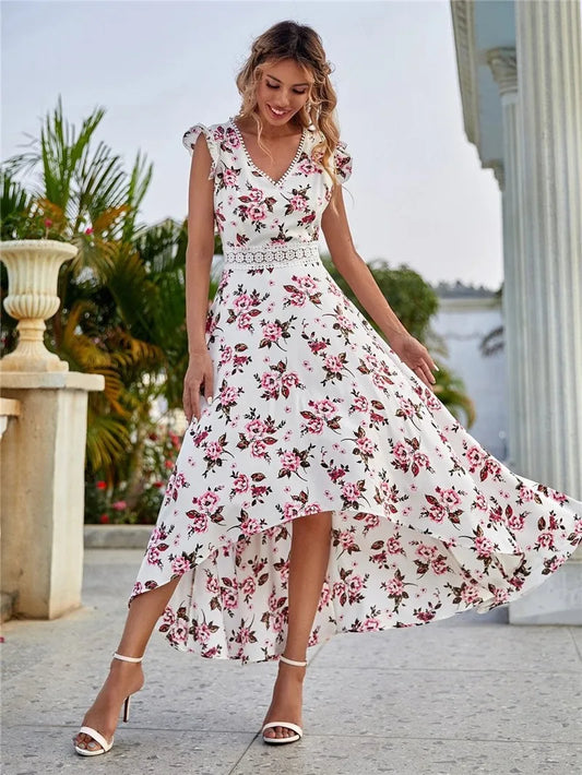 Isabella - Florales Maxikleid