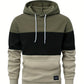 Schwarz-Grauer Colorblock Hoodie - Jonas