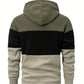 Schwarz-Grauer Colorblock Hoodie - Jonas