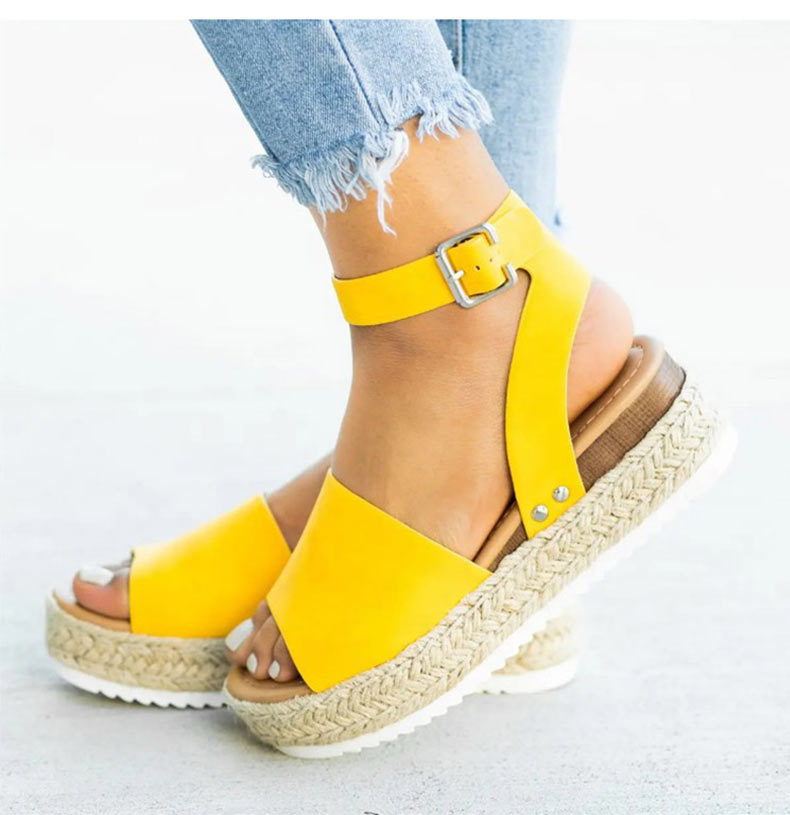 Lina - Caramel Espadrille-Sandalen