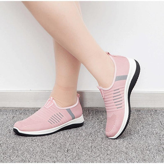 Luna – Rosafarbene Walking-Sneaker