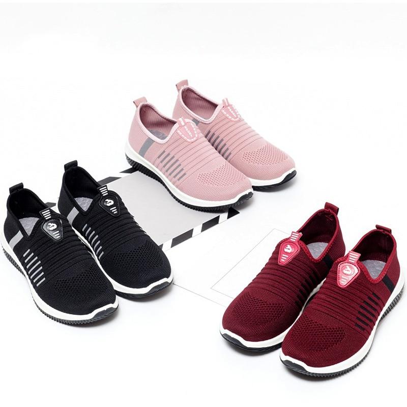 Luna – Rosafarbene Walking-Sneaker