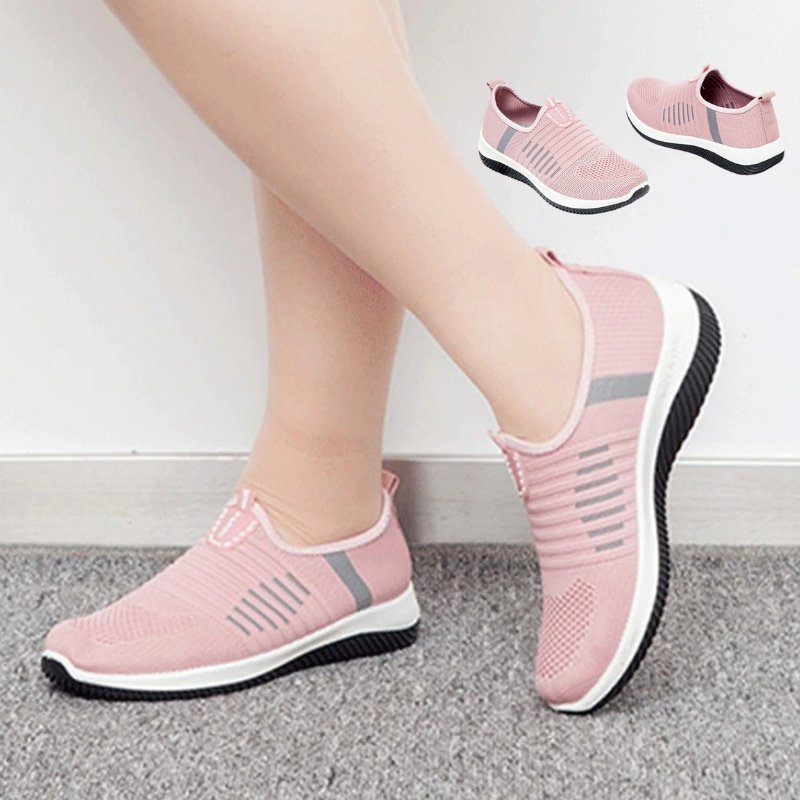 Luna – Rosafarbene Walking-Sneaker