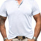 Schwarzes Herren Henley-Sportshirt mit Rundhalsausschnitt - Alex