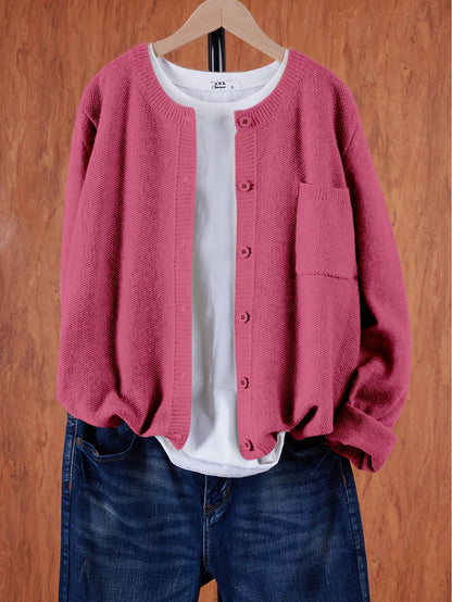 Lässiger Cardigan Rosa - Sophie