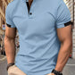 Beiges Poloshirt mit schwarzen Details - Max