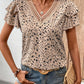 Beige Floral Blouse - Emma