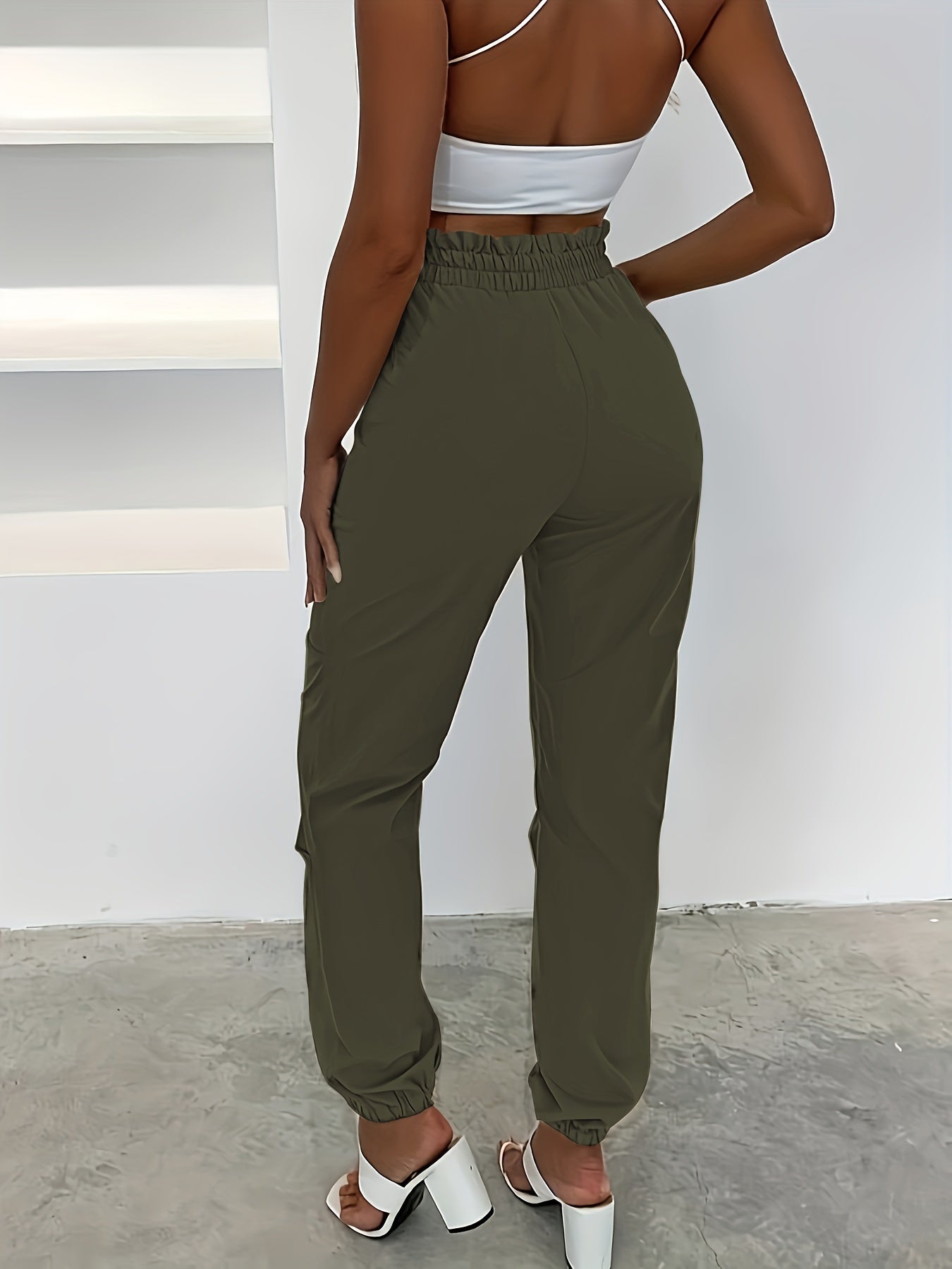 Beige Cargohose - Mila