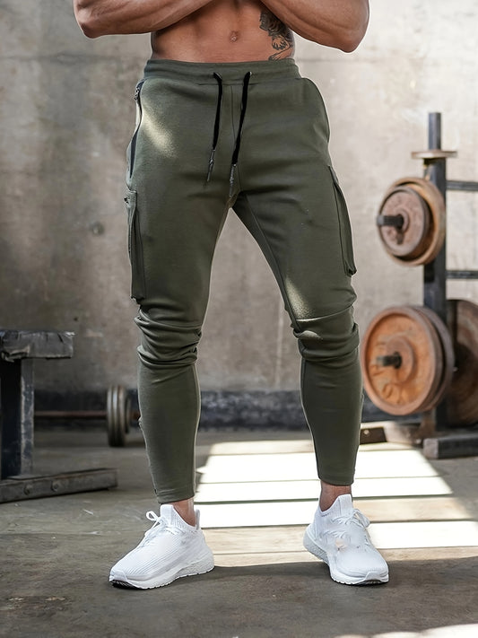 Olivgrüne Cargo-Sweatpants – Noah