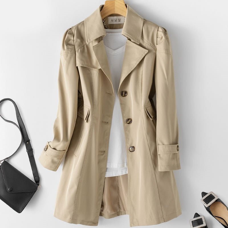 Beige Vielseitige Alltagsjacke - Luxe