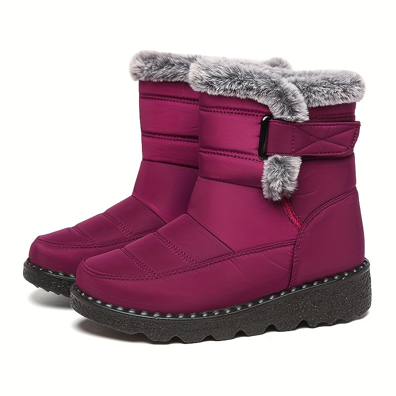 Schneestiefel – Schwarz – Wasserdichte Winterstiefel für Damen