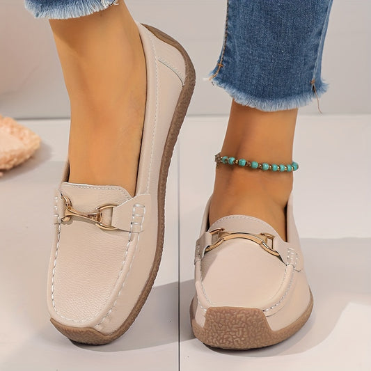 Beigefarbene Loafer - Charlotte