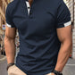 Beiges Poloshirt mit schwarzen Details - Max