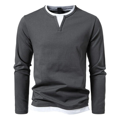 Grauer Pullover - Luca