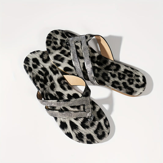 Leopardenmuster Flip-Flops - Mia