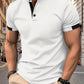 Beiges Poloshirt mit schwarzen Details - Max