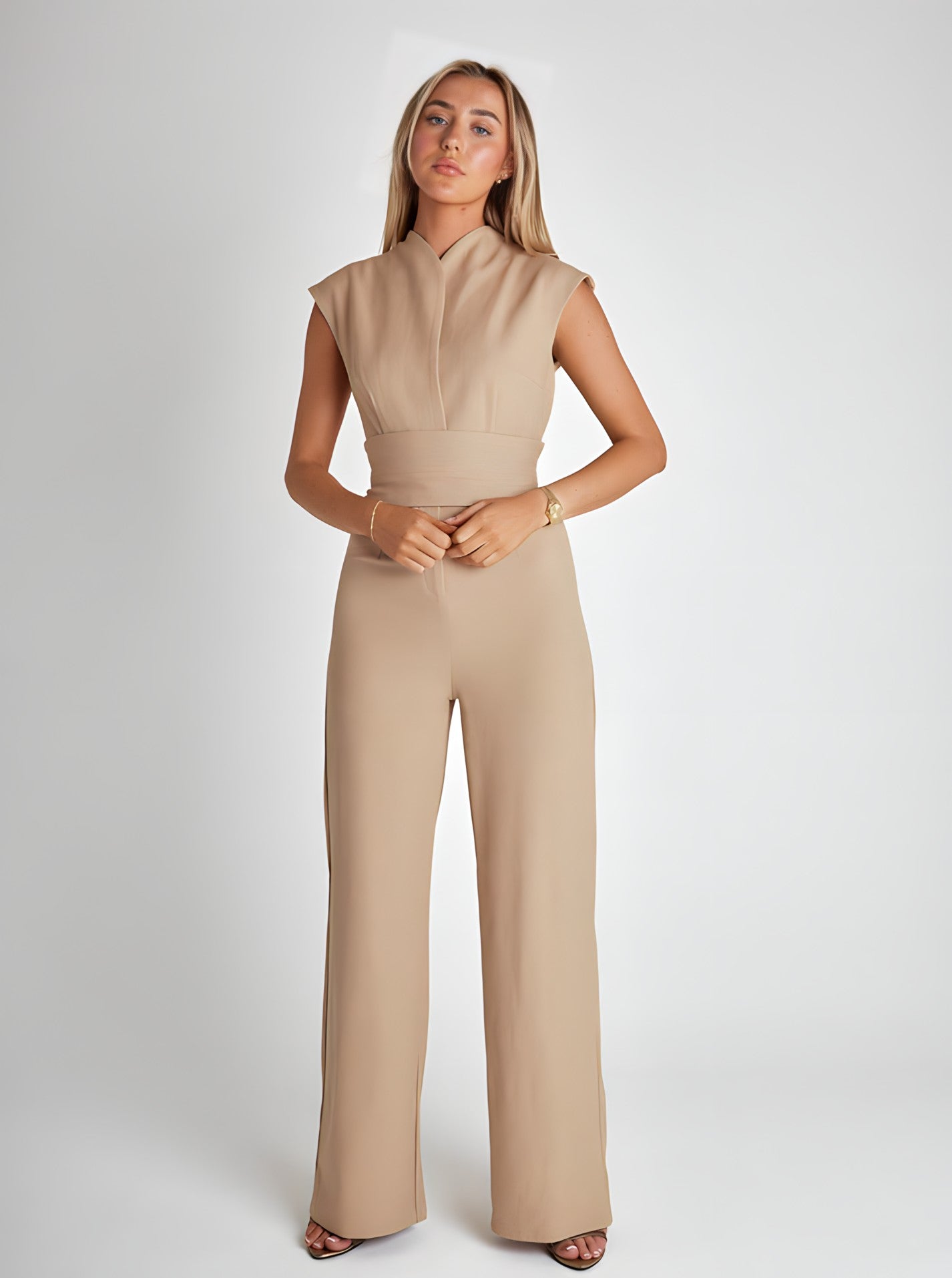 Lara - Eleganter Weißer Jumpsuit