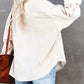 Beige Cordbluse Langarm - Lea