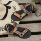 Bunte Ethno-Sandalen - Zara