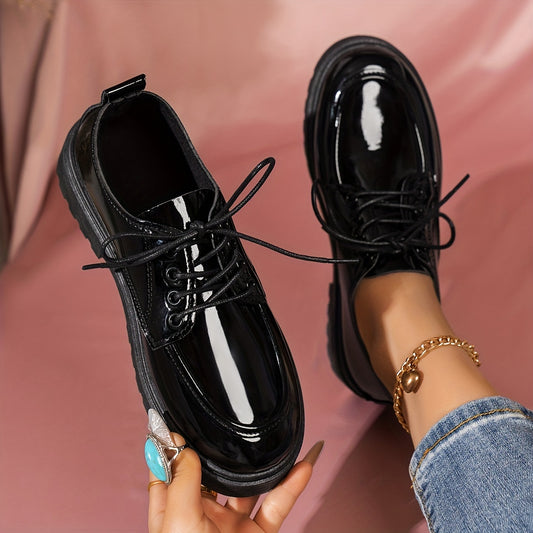 Schwarzer Robuster Loafer - Martina