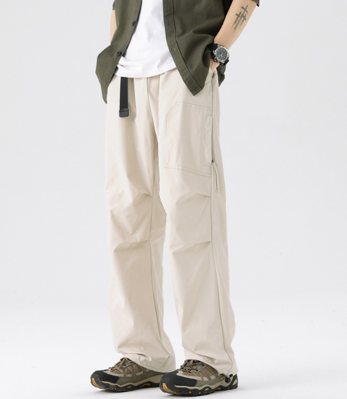 Beige Cargo Pants mit Taschen - Noah