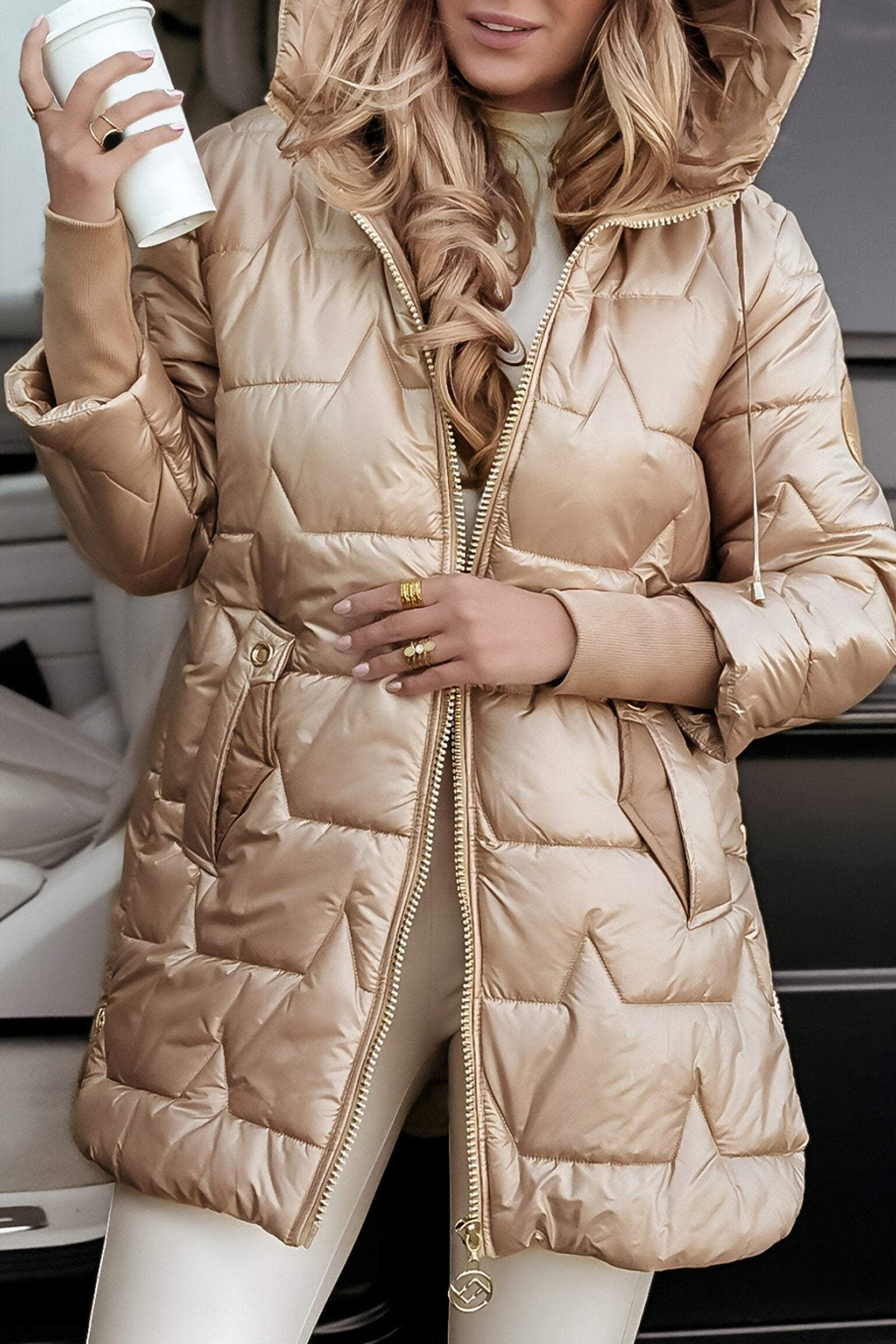 Braune Winterjacke - Elena