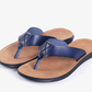 Schwarze Flip-Flops mit Schnalle - Leo