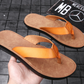 Schwarze Flip-Flops mit Schnalle - Leo