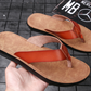 Schwarze Flip-Flops mit Schnalle - Leo