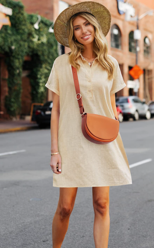 Kleid in Beige - Emma