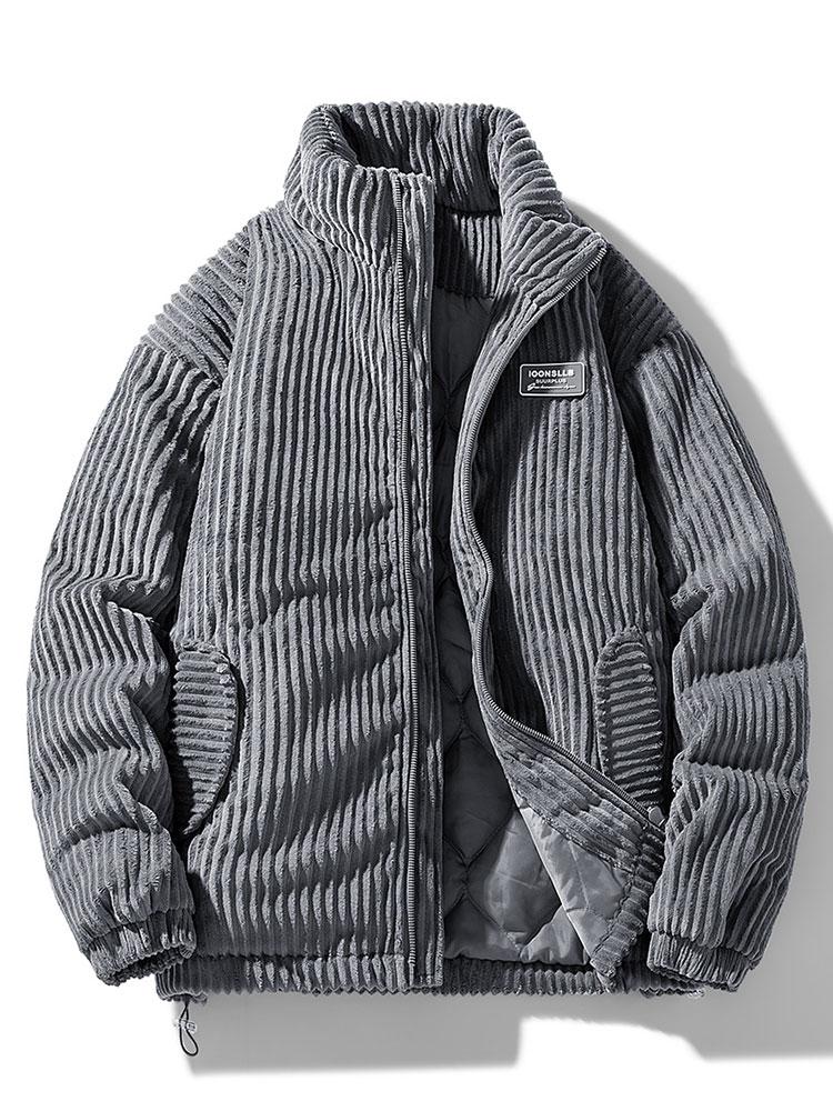 Winterjacke aus Cord Grau - Finn