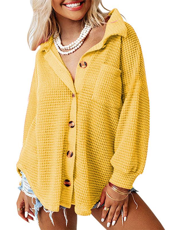 Bianca – Pinkes Waffelmuster-Shirt