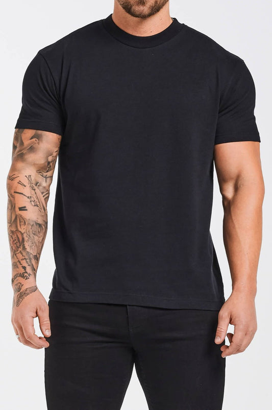 Schwarzes Basic-T-Shirt - Noah