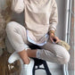 Graues Trendiges Sweatshirt- und Hosenset - Livia