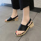 Sophia - Tan Leder-Sandalen