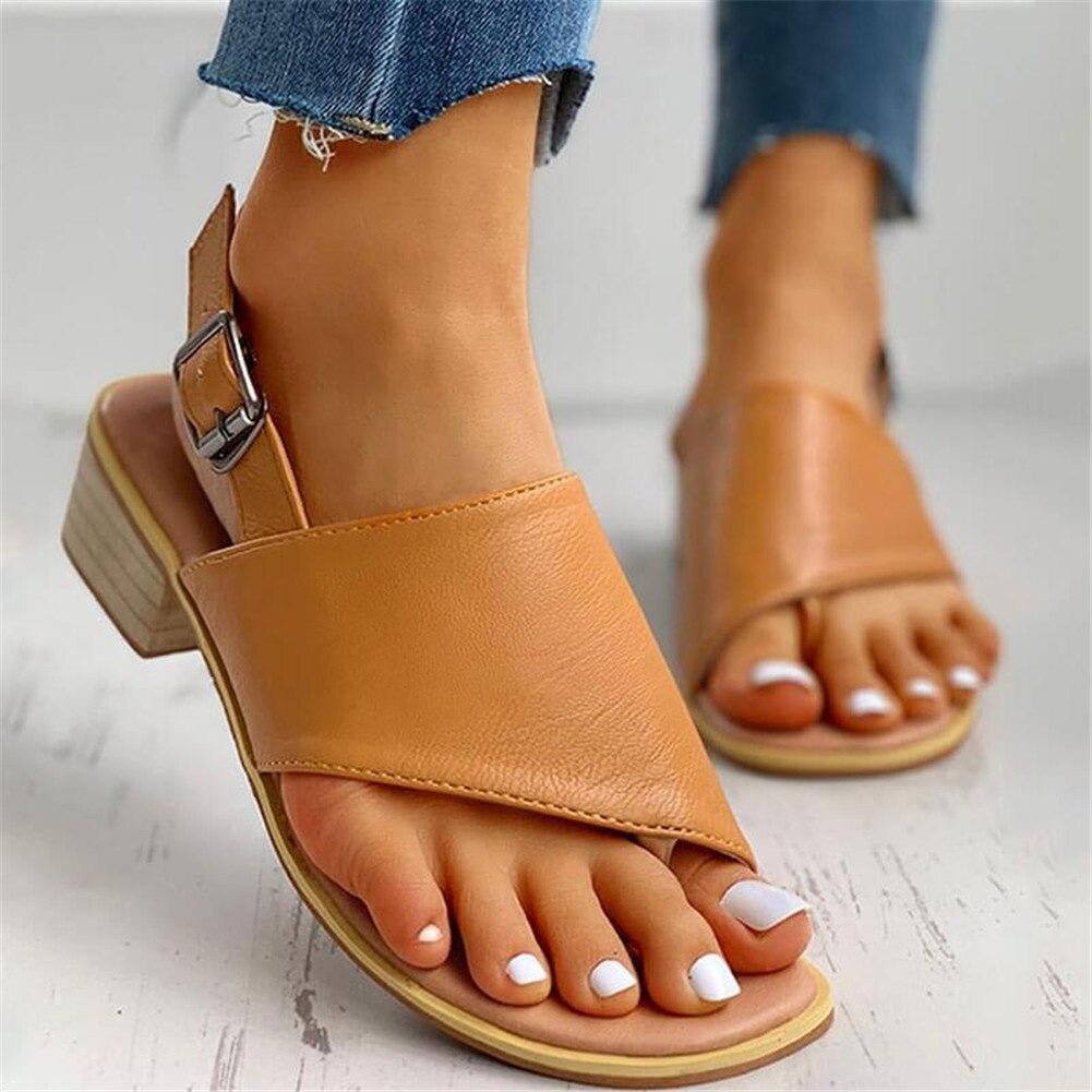 Low Heel Dress Sandals for Bunions - ComfyFootgear