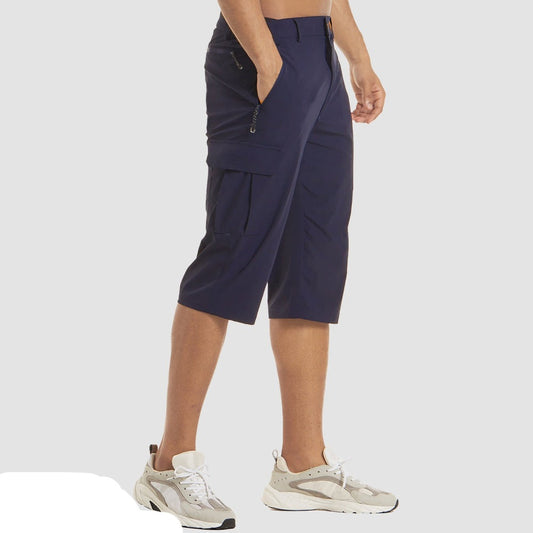 Schwarze Cargo-Shorts Taschen - Alex