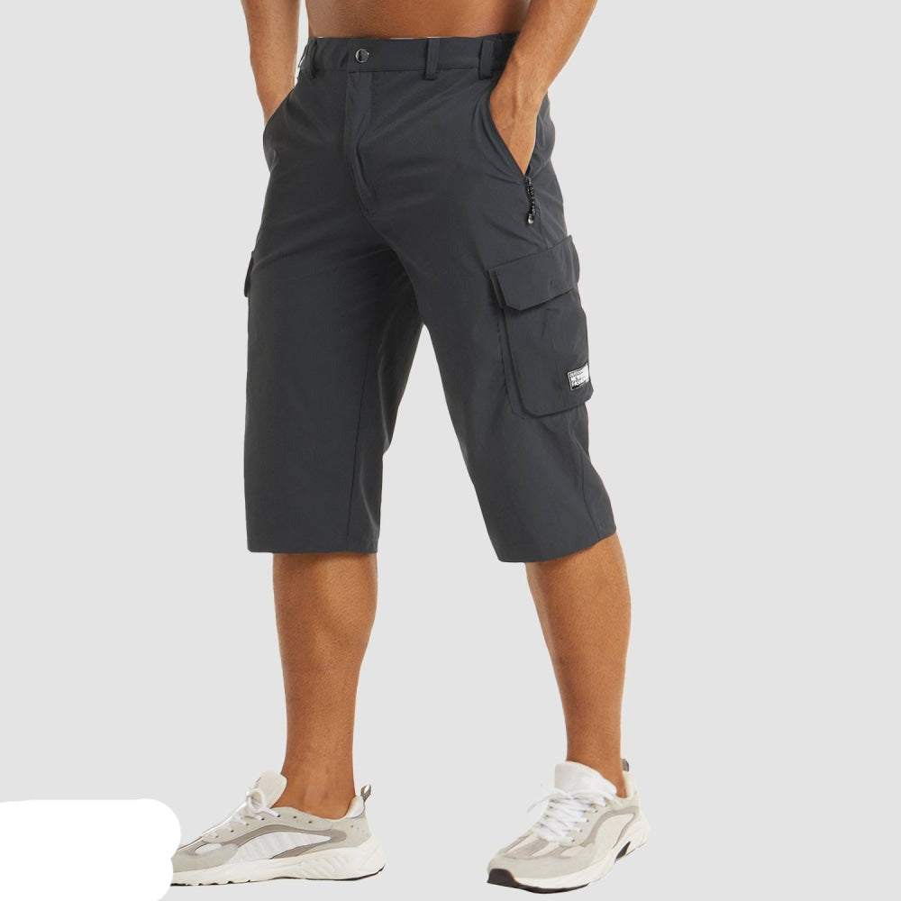 Schwarze Cargo-Shorts Taschen - Alex