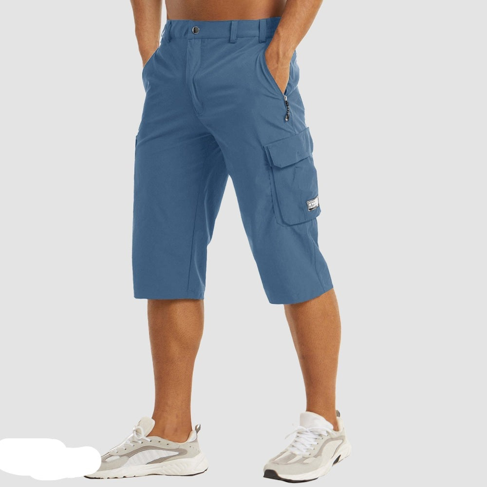 Schwarze Cargo-Shorts Taschen - Alex