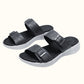 Nina – Schwarze Ortho-Sandalen