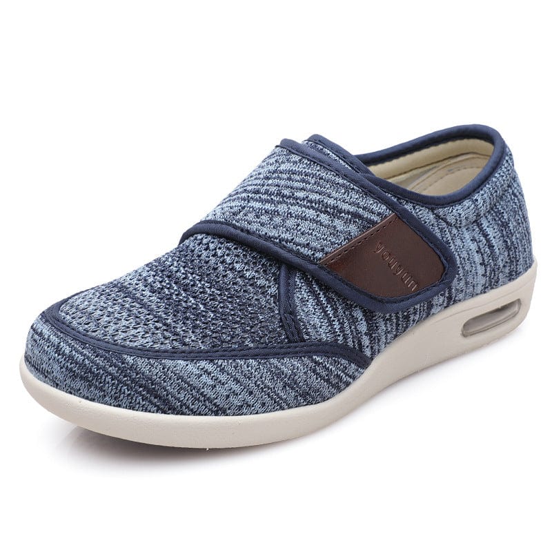 Eva - Dunkelgraue Bequeme Slip-On Freizeitschuhe