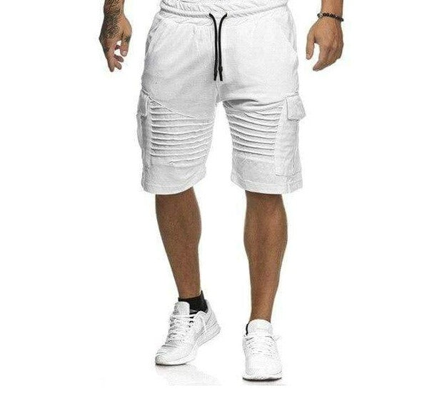 Weiße Cargo Shorts - Max