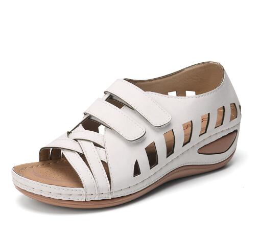 Elena - Braune Ortho-Komfort Sandalen