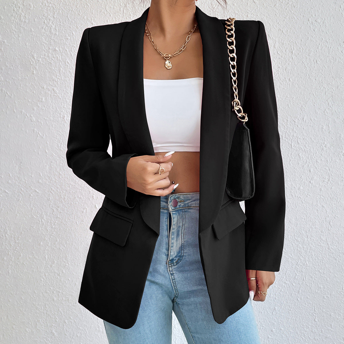 Tina's Zeitlose Klassische Eleganz Blazer